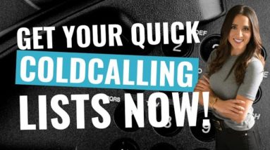 Pulling Up Cold Calling Lists Has Never Been Easier/Quicker!