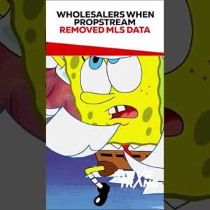 Wholesalers when Propstream removed MLS data 🤣 #shorts #wholesalerealestate #memes