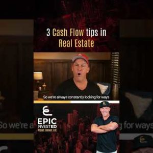 3 Cash Flow tips in Real Estate. #shorts