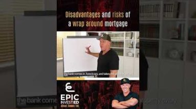 Disadvantages and risks of a wrap around mortgage. #shorts