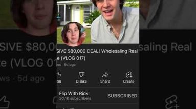 $80,000 Wholesaling Deal!! #shorts #wholesalingrealestate #wholesalinghouses