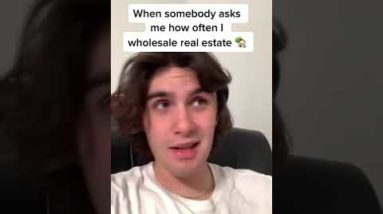 Wholesale Real Estate all Day! 🏠 #wholesalingrealestate #wholesalinghouses