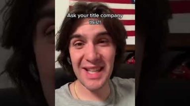 Ask your title company this!! #shorts #realestateinvesting #realestate #wholesalinghouses