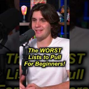 The WORST Lists to Pull for Beginners!! 📝 #shorts #youtubeshorts