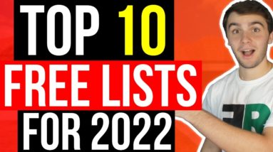 Top 10 FREE LISTS for Wholesale Real Estate (2022)