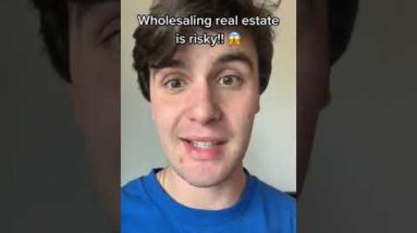 Wholesaling real estate is risky!! #shorts #wholesalingrealestate #youtubeshorts #realestate