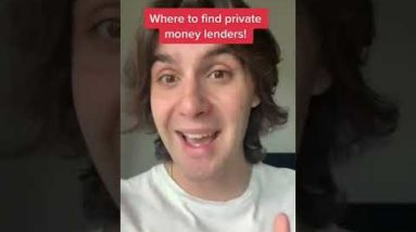 Where to find Private money lenders! #shorts #youtubeshorts #wholesalingrealestate