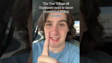 The Two Things all Beginners need to know about wholesaling success! #wholesalingrealestate