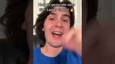 How to generate over 50+ Leads Today! 🔥 #realestateinvesting #shorts #wholesalingrealestate