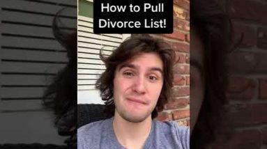 How to Pull Divorce List! #propstream