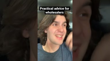 Practical advice for wholesalers!! #shorts #youtubeshorts #wholesalingrealestate