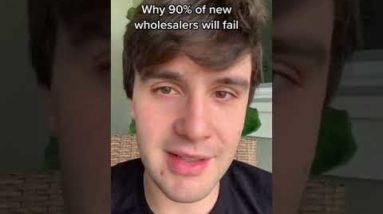 Why 90% of new wholesalers will fail #shorts #wholesalingrealestate #realestateinvesting #realestate