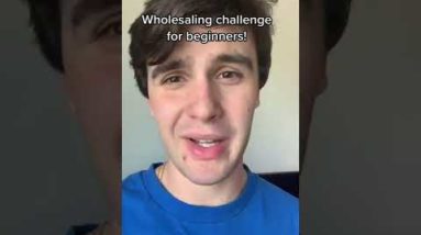 Wholesaling challenge for beginners! #shorts #wholesalingrealestate #youtubeshorts #realestate