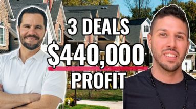 New Investor Made $440,000 Profit Flipping His First 3 Houses!