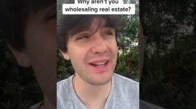 Why aren’t you wholesaling real estate? #wholesalingrealestate #shorts #realestateinvesting