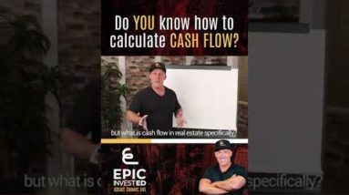 Do YOU know how to calculate CASH FLOW? #shorts #realestateinvesting
