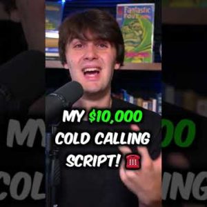 My $10,000 Cold Calling Script! ☎️ #wholesalingrealestate #realestateinvesting #shorts #realestate