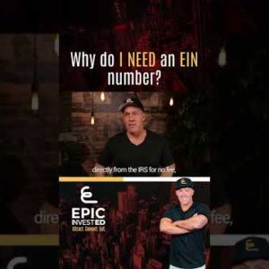 Why do I NEED an EIN number? #shorts #shortsvideo #realestateinvesting