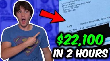 $22,000 in 2 Hours! | FIRST DEAL CHECKS | 30 Day Wholesaling Challenge WINNERS