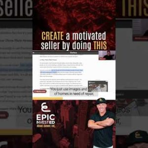 CREATE a motivated seller by doing THIS #shorts #realestateinvesting #realestate