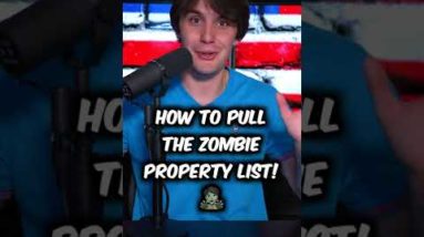How to Pull the Zombie Property List! 🧟 #shorts