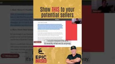 Show THIS to your potential sellers #shorts #realestateinvesting #realestate