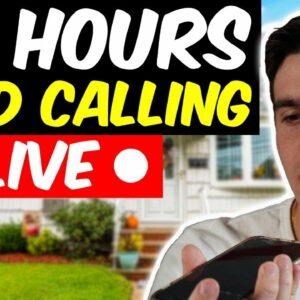 Virtual Wholesaling Real Estate- 2+ Hours of REAL LIVE Cold Calling