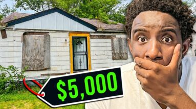 He Paid 5,000 dollar house in a Major City in America 😲