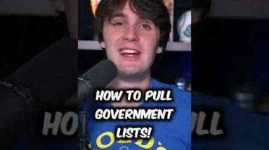 How to Pull Government Lists! - Wholesaling Real Estate