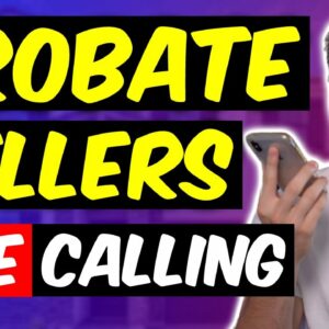 (LIVE) Cold Calling Probate Leads - Wholesaling Real Estate