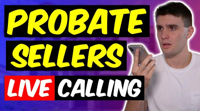 (LIVE) Cold Calling Probate Leads - Wholesaling Real Estate