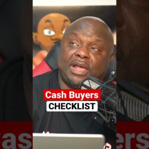 Checklist for Cash Buyer’s