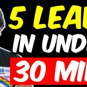 How to Get 5+ Leads in Under 30 Minutes- Wholesaling Real Estate