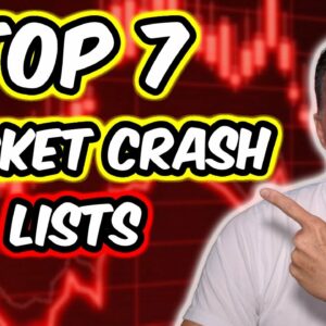 My TOP MARKET CRASH LISTS (PULL NOW) - Wholesaling Real Estate