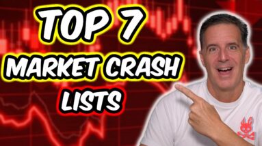 My TOP MARKET CRASH LISTS (PULL NOW) - Wholesaling Real Estate