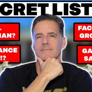 Wholesaling Real Estate | MY TOP SECRET LISTS TO FIND MOTIVATED SELLERS