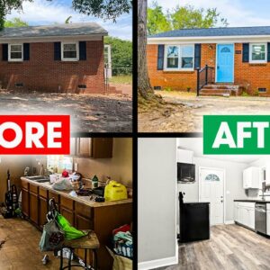 I blew the budget on this house Flip BEFORE and AFTER - $200,000 house flip