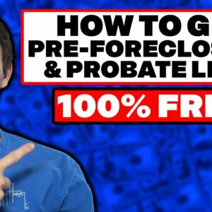 How To Get Pre-Foreclosure and Probate List for FREE! | Wholesaling Real Estate