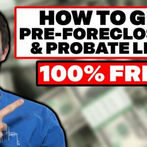 How to Find & Wholesale the Pre-Foreclosure & Probate List! (Step by Step) | Wholesaling Real Estate