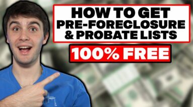 How to Find & Wholesale the Pre-Foreclosure & Probate List! (Step by Step) | Wholesaling Real Estate