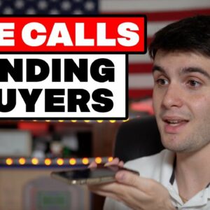 WATCH ME COLD CALL AGENTS LIVE TO FIND CASH BUYERS
