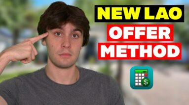 Stop Overthinking, and Start Low Balling (LAO Offer Formula) | Wholesaling Real Estate