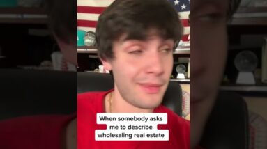 Wholesaling is the best!