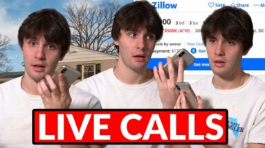How I Find 4-5 Leads a Day (LIVE Cold Calling) | Wholesaling Real Estate