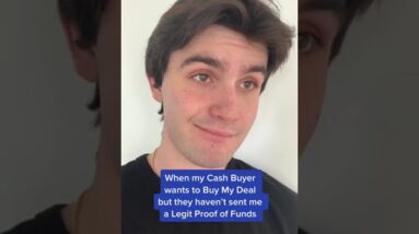 I need that proof of funds!