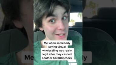 Virtual wholesaling is the best! 💰