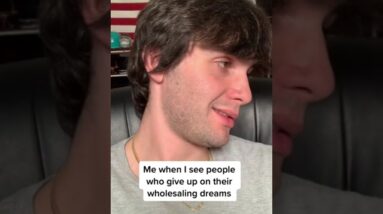 It’s a joke but never give up on your dreams!