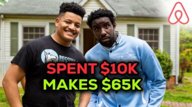 Meet the 24 year old who spent $10,000 to make $65,000 | Air Bnb 2023