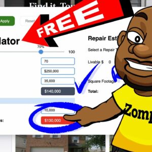 Is That Vacant House a Great Deal for Wholesaling? Free Deal Calculator - Zompz - Flippinar #270