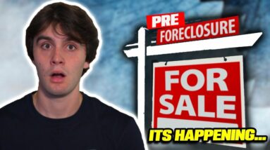 The Pre-Foreclosure Spike is Coming...